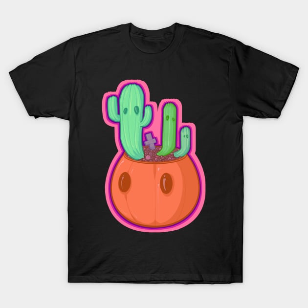 Spooky Succulent II T-Shirt by LVBart